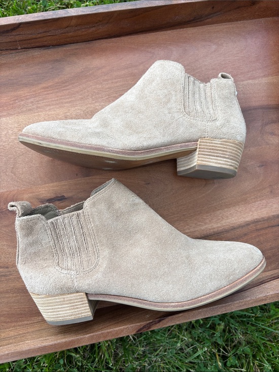 Michael Kors Shoes - Michael Kors Tan Suede Ankle Booties